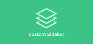 Custom Sidebar (дополнительная боковая панель)