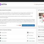 Astra Header & Footer Builder